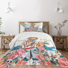 Girl Rose Flourish Bedspread Set