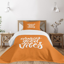 Vibes Positive Bedspread Set