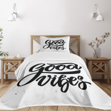 Modern Hand Drawn Bedspread Set