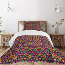 Kazakhstan Motifs Bedspread Set