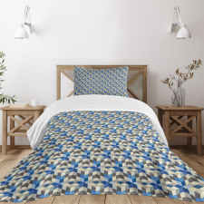 3D Cube Modern Art Bedspread Set