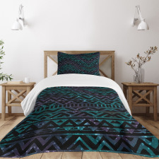 Space Themed Arrows Bedspread Set