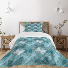 Butterfly Spring Season Bedspread Set