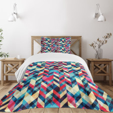 Hipster Zigzag Chevron Bedspread Set