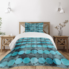 Contemporary Art Dots Bedspread Set