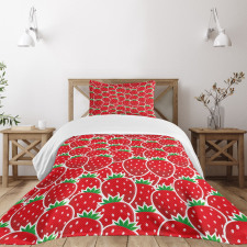 Yummy Strawberry Botany Bedspread Set