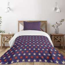 Vintage Patriotic Colors Bedspread Set