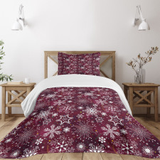 Flakes Colorful Bedspread Set