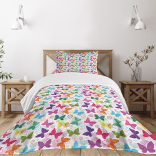 Vibrant Floral Happy Bedspread Set