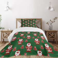 Santa Claus Present Bedspread Set