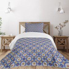 Flower Pattern Orient Bedspread Set