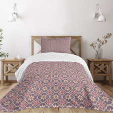 Floral Eastern Motifs Bedspread Set