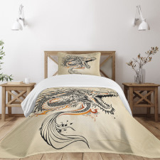 Doodle Creature Bedspread Set