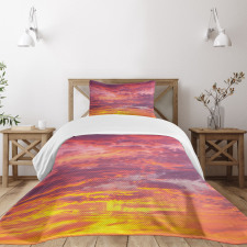 Sunset Clouded Weather Bedspread Set