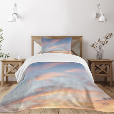 Clouds Sunset Bedspread Set