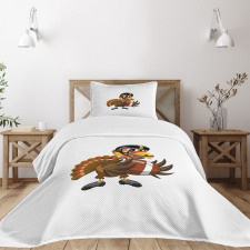 Sport Themed Cartoon Bedspread Set