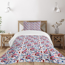 Travel Theme Bedspread Set