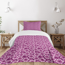 Botany Themed Petals Bedspread Set