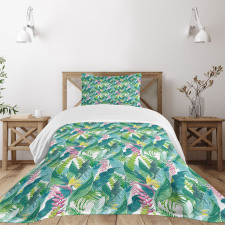 Exotic Jungle Hawaii Bedspread Set