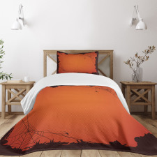 Grunge Scary Frame Bedspread Set