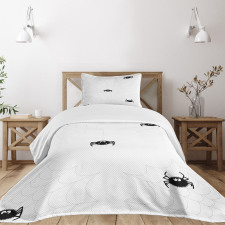 Funny Character Bedspread Set