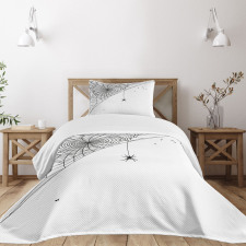 Corner Net Bug Flies Bedspread Set