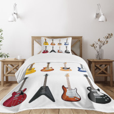 String Instruments Jazz Bedspread Set
