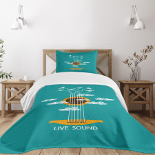 Musical Freedom Bird Bedspread Set