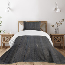 Wood Fence Rustic Bedspread Set