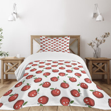 Cartoon Organic Fruit Bedspread Set