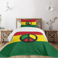 Reggae Culture Peace Bedspread Set