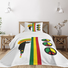 Minimalist Rastaman Bedspread Set