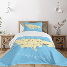 Caribbean Sea Tropic Bedspread Set