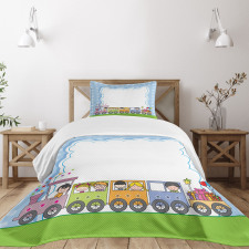 Train Children Bedspread Set