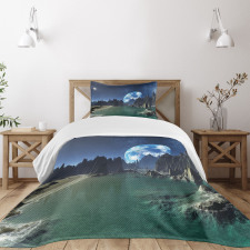 Earth from Alien Shores Bedspread Set