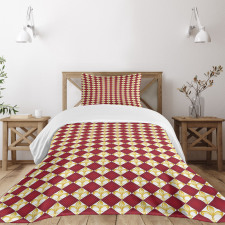 Geometric Heraldry Bedspread Set