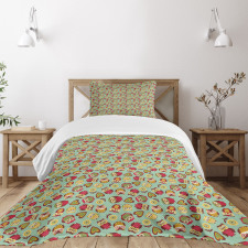 Ornate Kids Birds Bedspread Set