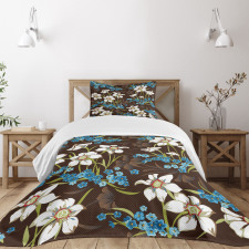 Cornflowers Bedspread Set