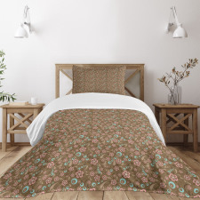 Swirls Circles Bedspread Set