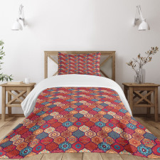 Oriental Wavy Natural Bedspread Set