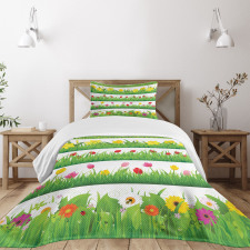 Nature Scenes Spring Bedspread Set