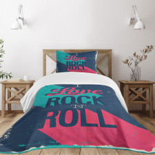 I Love Rock 'n' Roll Bedspread Set