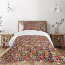 Carnival of Beasts Design Bedspread Set