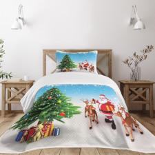 Jingle Bells Tree Bedspread Set