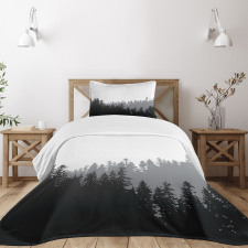 Abstract Wild Spruces Bedspread Set