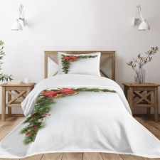 Xmas Corner Bell Bedspread Set