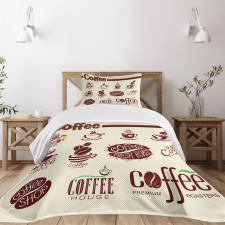 Abstract Elements Design Bedspread Set