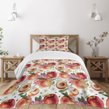 Exotic Lively Summer Yard Bedspread Set