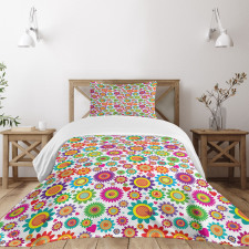 Colorful Camomiles Bedspread Set