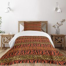 Leopard Cheetah Skin Bedspread Set